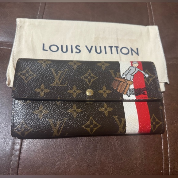 Louis Vuitton Limited Edition Monogram Groom Sarah wallet - Picture 2 of 9